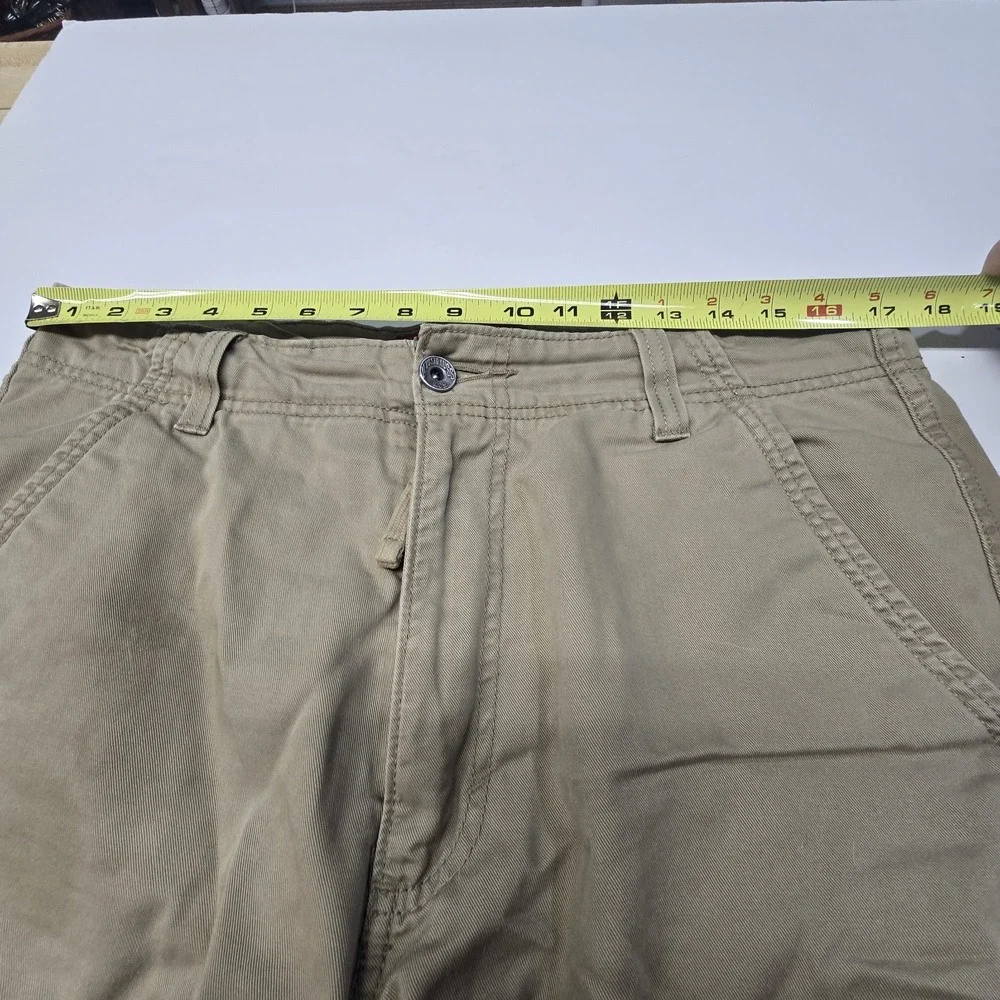 Vintage 2009 Levi's Original Cargo Shorts Mens 34 Beige Khaki 100% Cotton WPL423